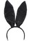 Set Of 12 9.5" Black Satin Easter Bunny Rabbit Costume Ears Costume Accessories